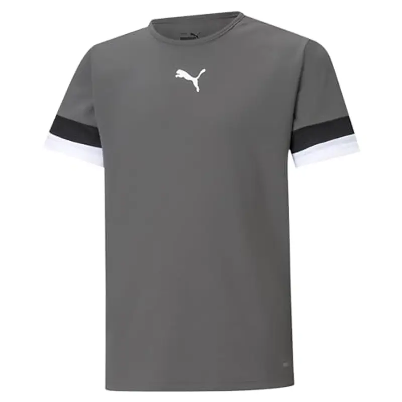 PUMA Teamrise Jersey Jr, Shirt Unisex - Bambini e ragazzi, Smoked Pearl-Puma Black