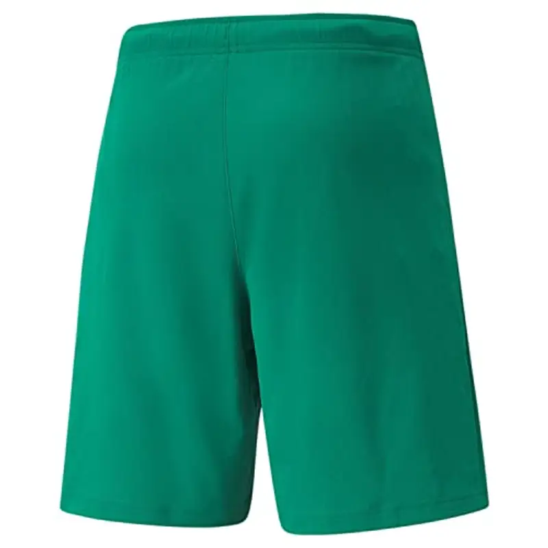 PUMA teamRISE Short Jr, Pantaloncini Unisex - Bambini e Ragazzi, Pepper Green/White, 164 miniatura 2