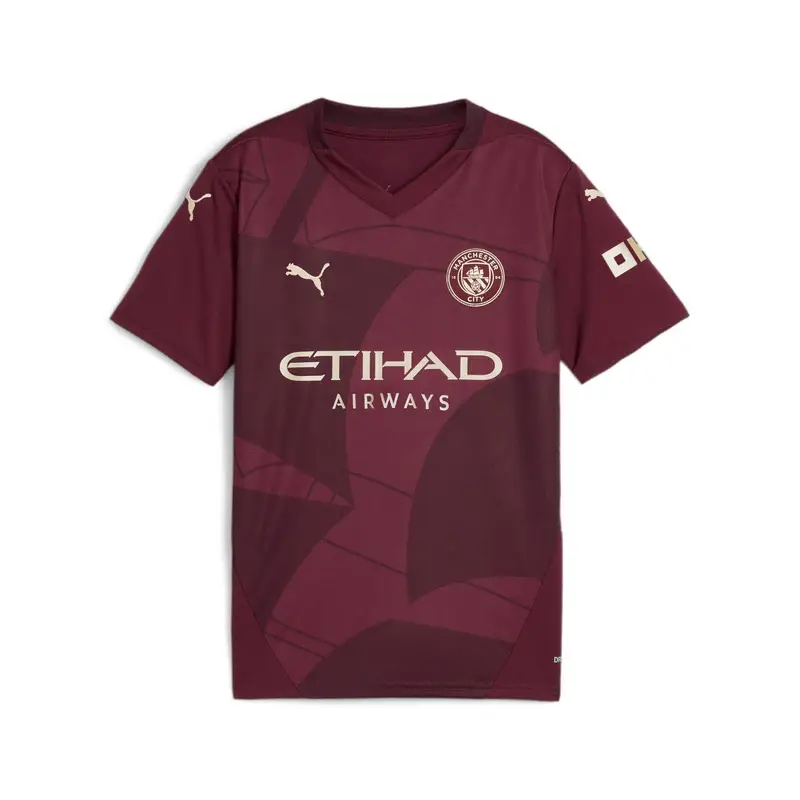 Terza maglia per bambini Manchester City 2024/25 Rouge