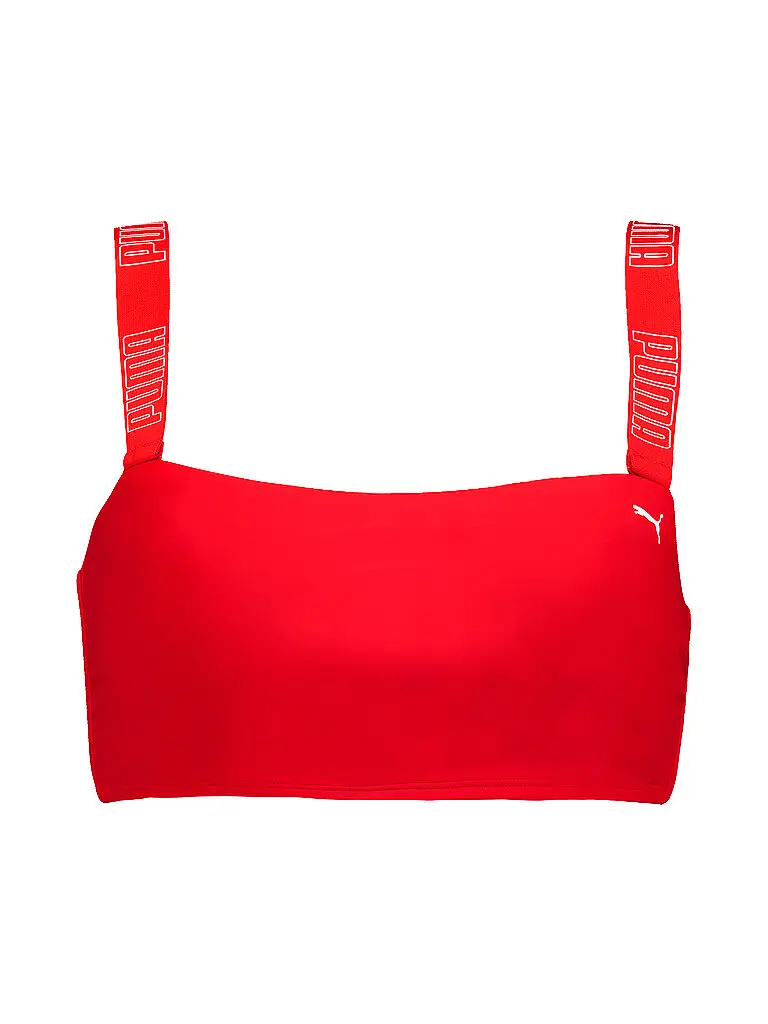 Top bikini a fascia da donna rosso | XS