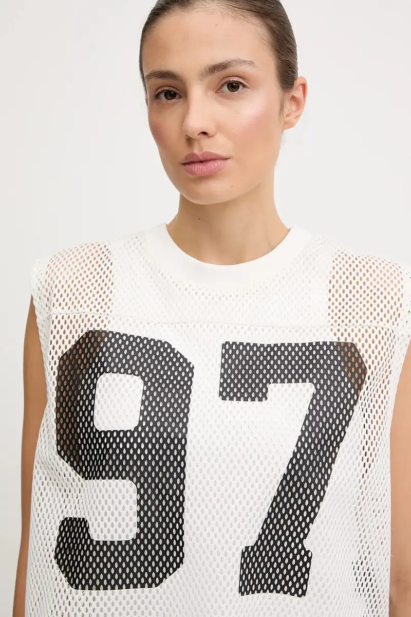 top PUMA x ROSÉ colore beige 633804 miniatura 4