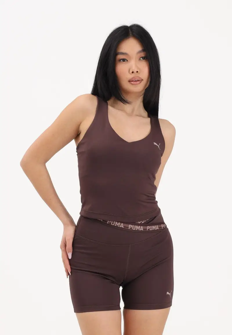 Puma Top Donna Marrone 4323257 miniatura 2