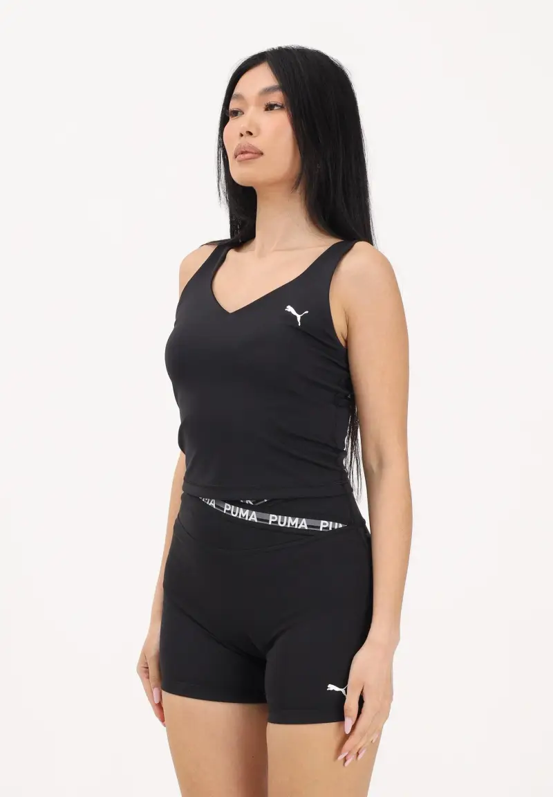 Top sportivo PUMA STRONG nero da donna