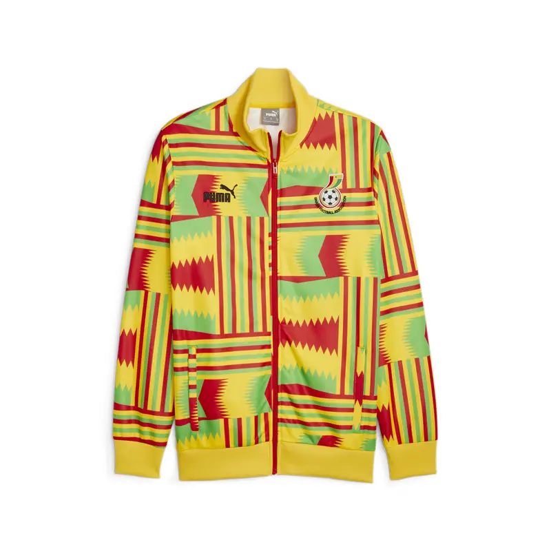 Track jacket Ghana FtblCulture da uomo PUMA Pelé Yellow | Puma Giallo