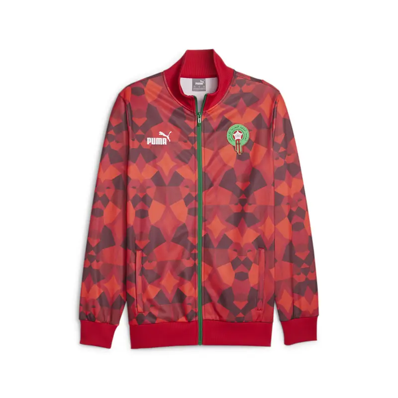 Track jacket Marocco FtblCulture da uomo PUMA Tango Red | Puma Rosso