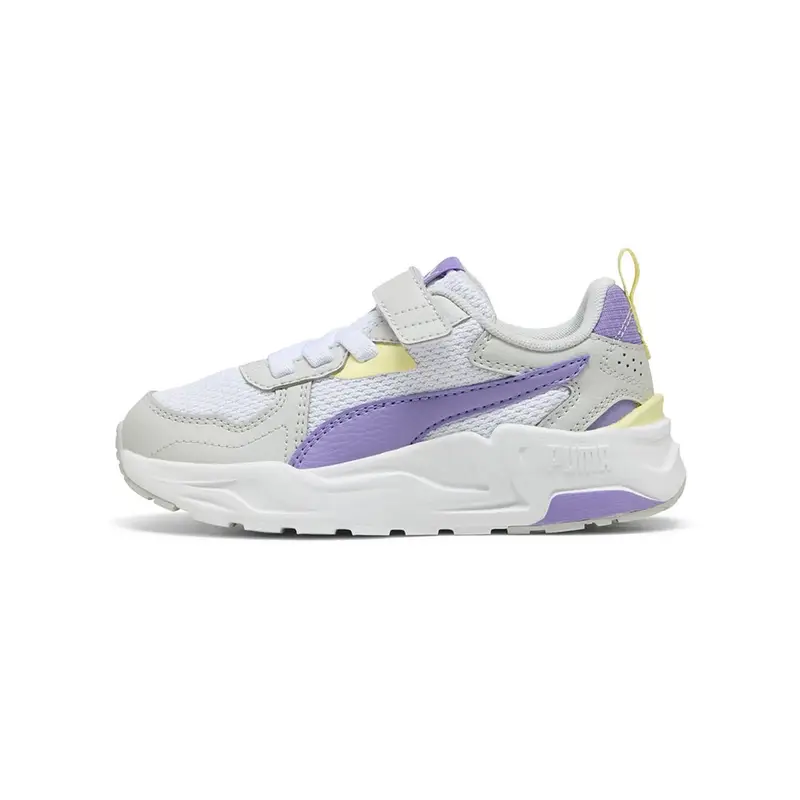 Trinity Lite Ps Ac Bianco Viola - Scarpe Da Ginnastica Bambina EUR 31 / UK 12