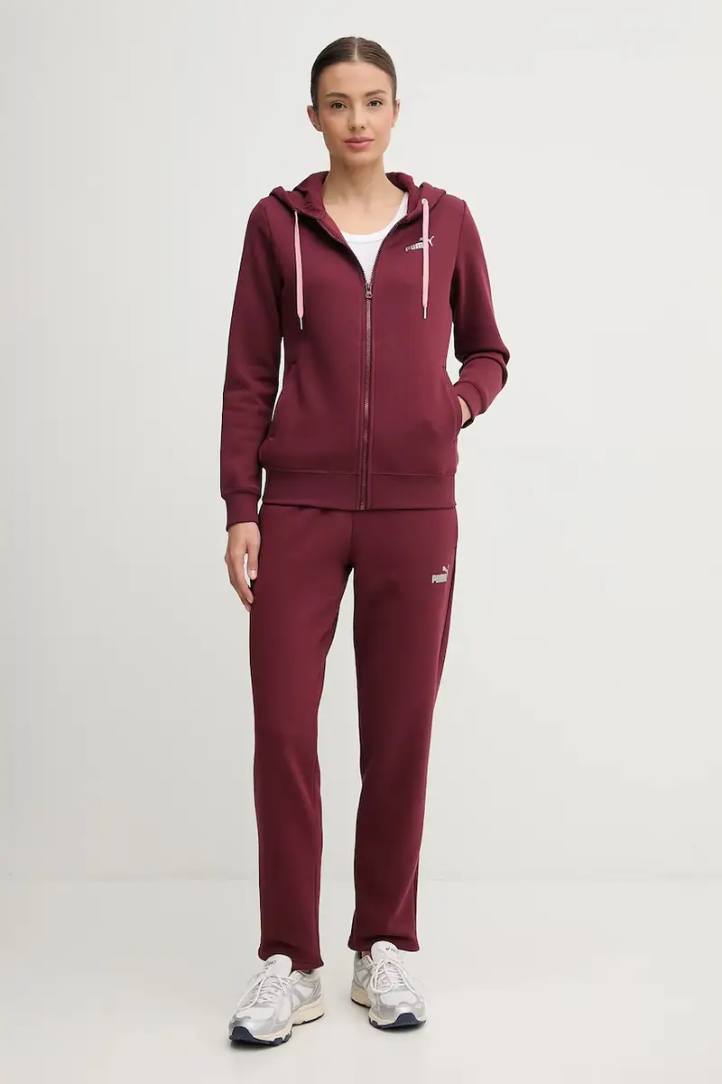 tuta da ginnastica donna colore granata 688161