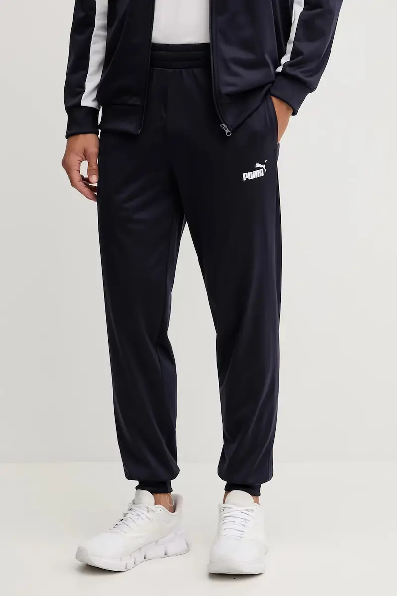 tuta da ginnastica uomo colore nero 684851 Blu navy miniatura 3