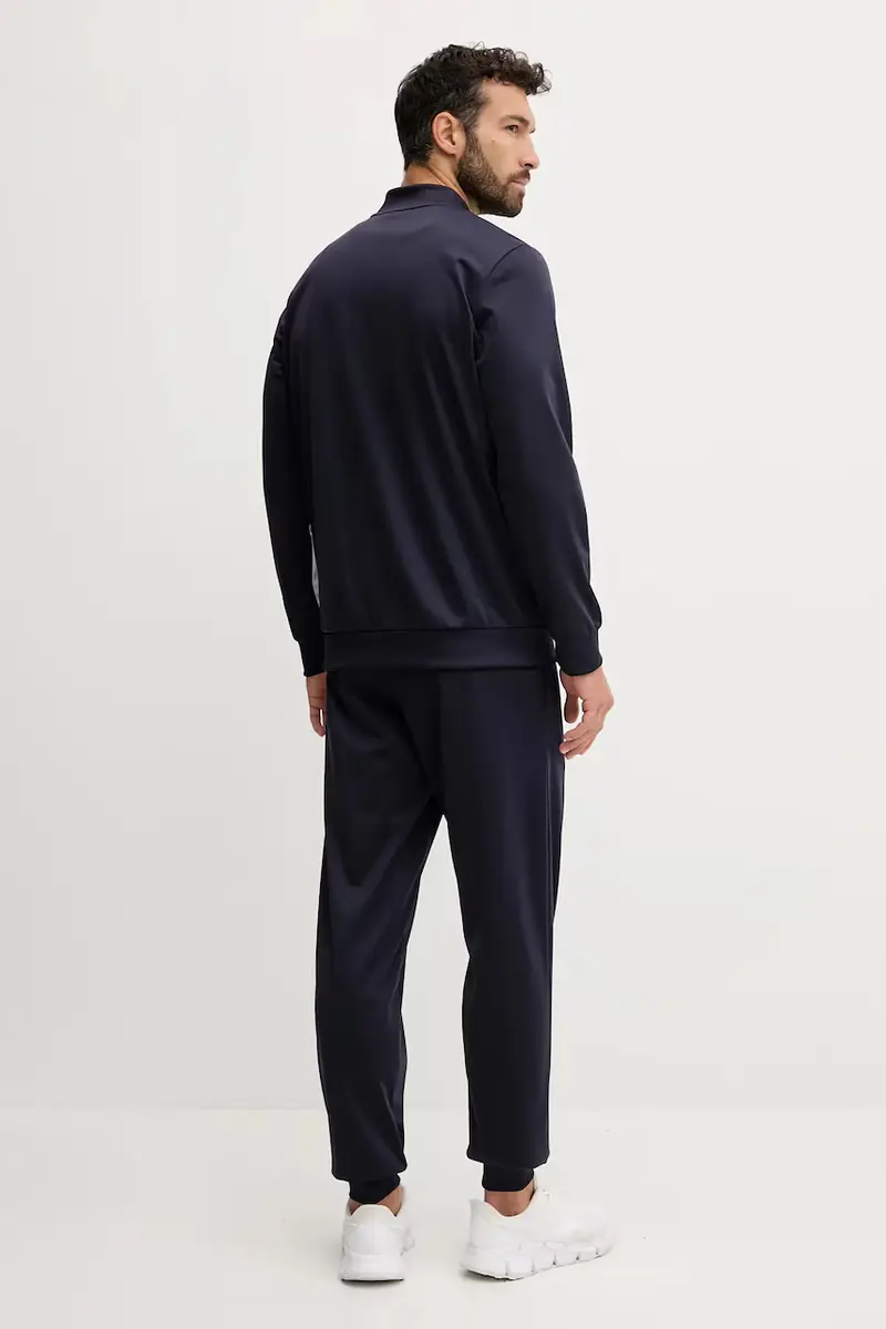 tuta da ginnastica uomo colore nero 684851 Blu navy miniatura 4