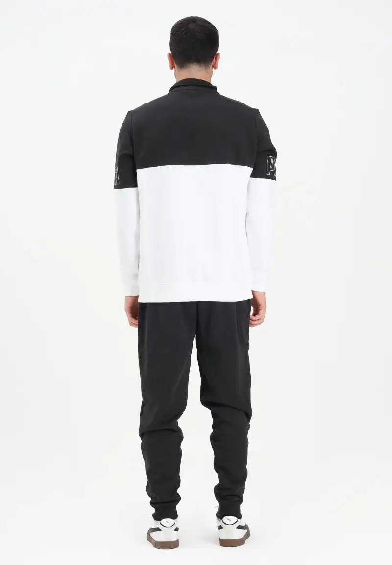 Tuta ESS COLORBLOCK bianca e nera da uomo miniatura 3
