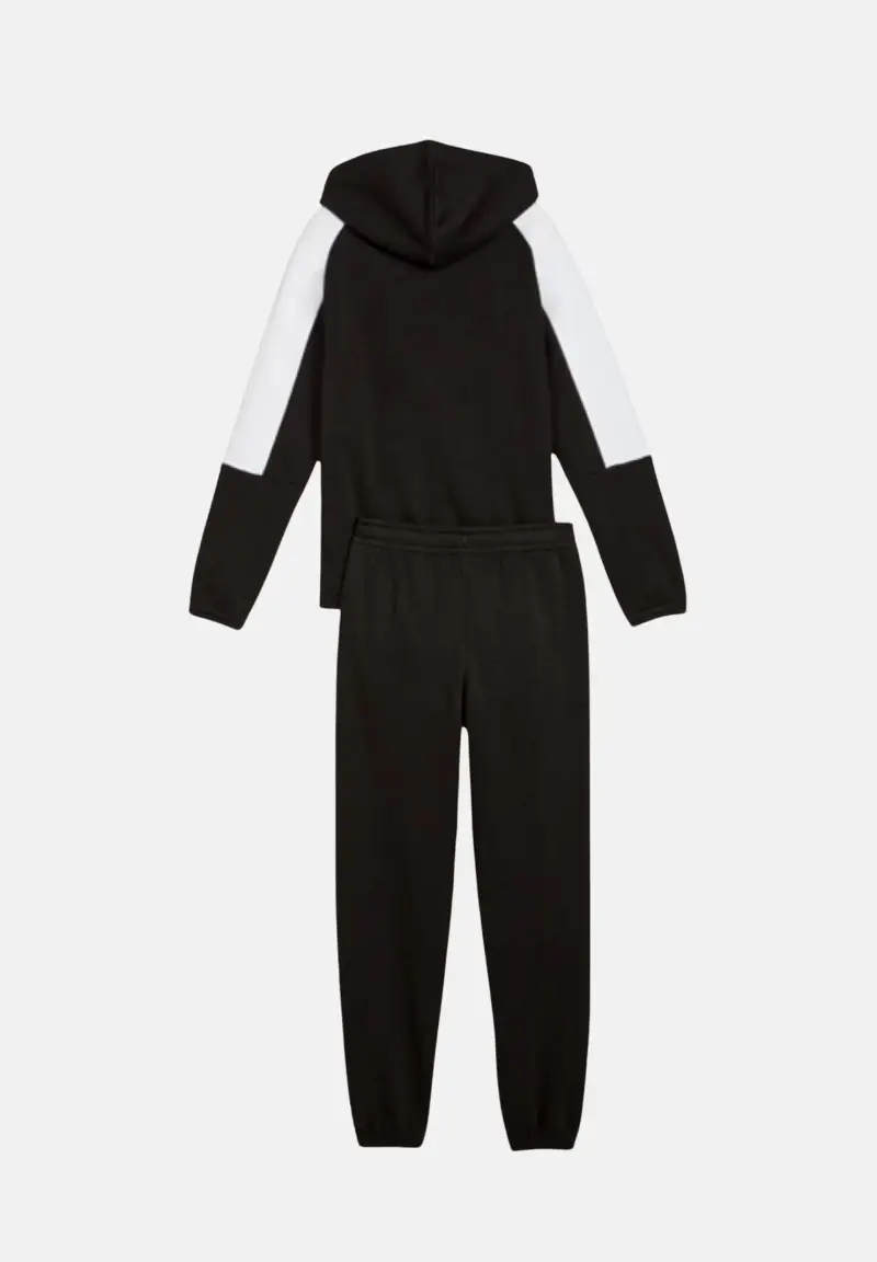 Tuta Essentials Block nera per bambino e bambina miniatura 2