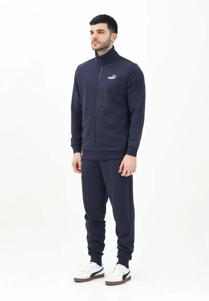 PUMA Tuta Essentials blu da uomo