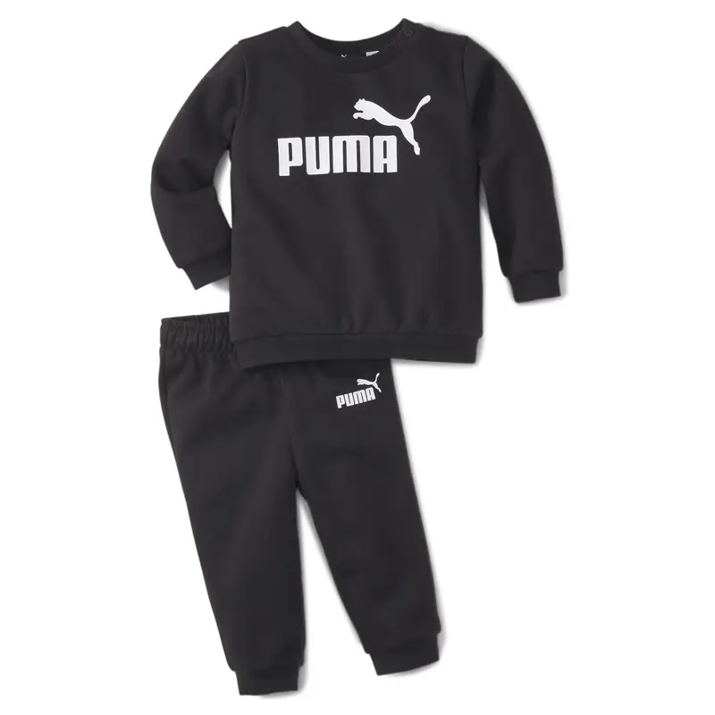 Tuta Essentials Minicats per bimbi ai primi passi PUMA Cotton Black | Puma Nero