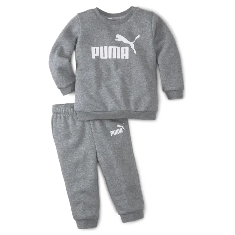 Puma Tuta Essentials Minicats Grigia per Bimbi ai Primi Passi