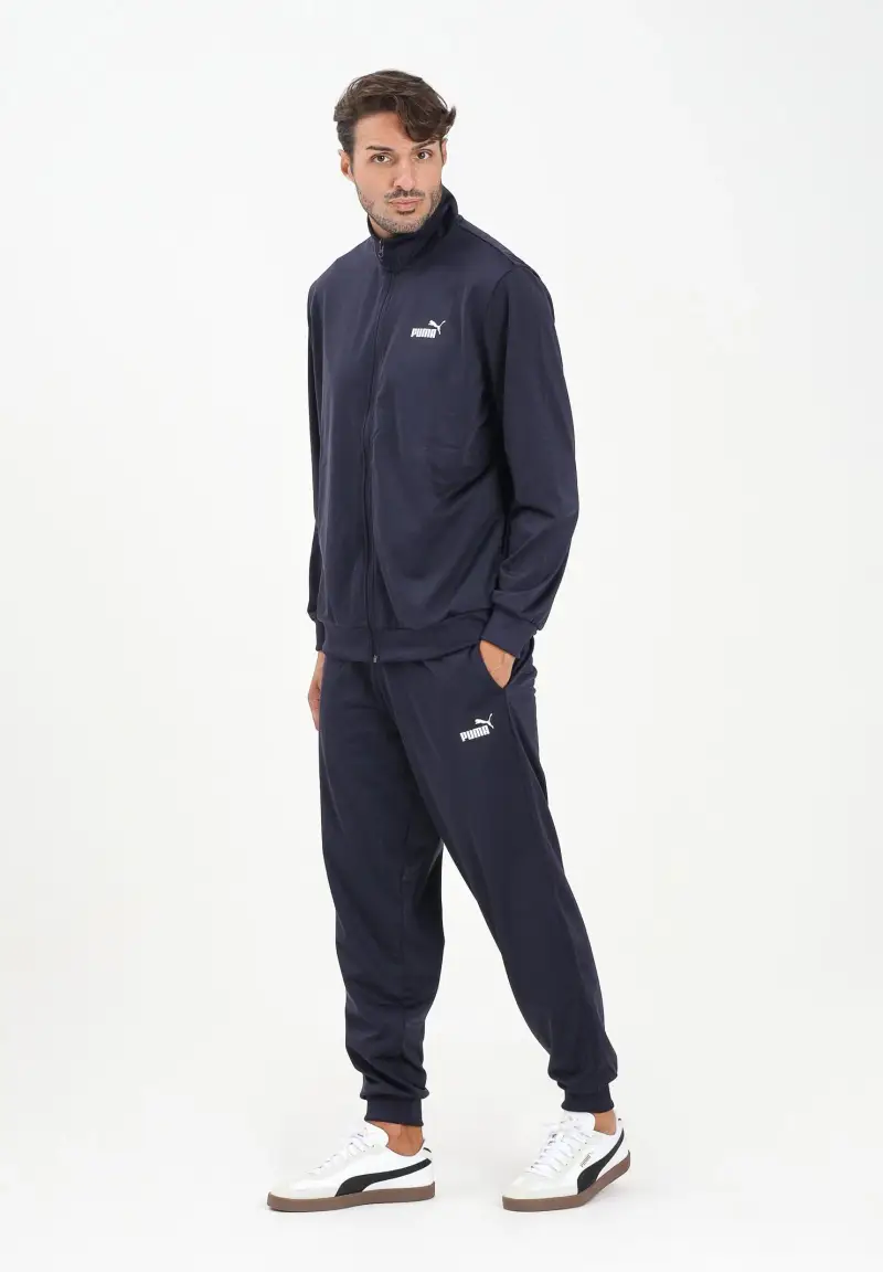 Tuta Essentials Poly blu da uomo miniatura 2