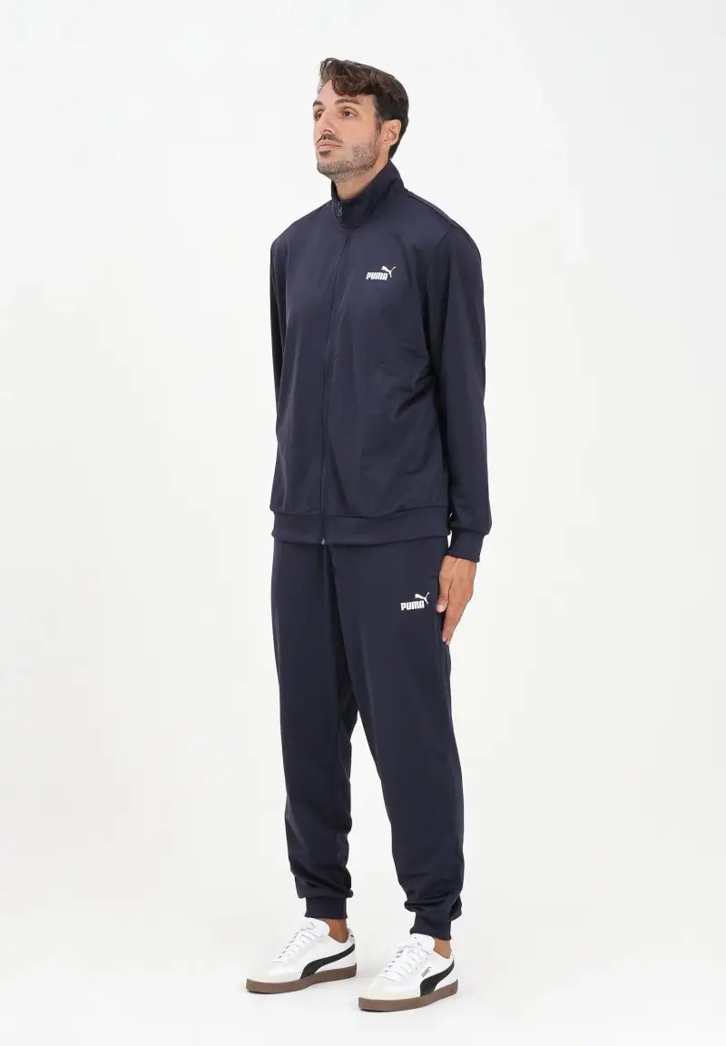 Tuta Essentials Poly blu da uomo