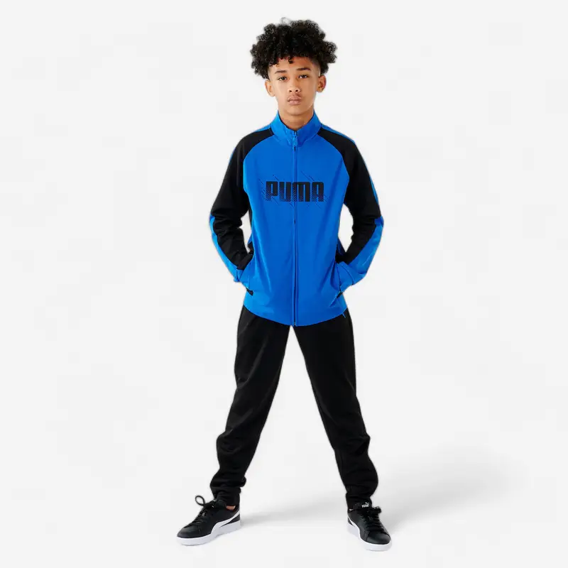 Tuta ginnastica bambino Puma traspirante azzurro-nero | Puma