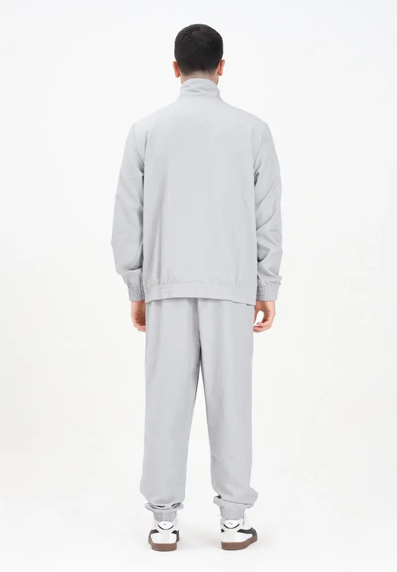 Tuta grigia da uomo miniatura 3