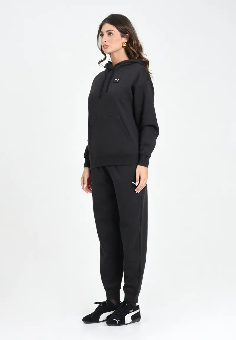 PUMA Tuta Loungewear nera da donna