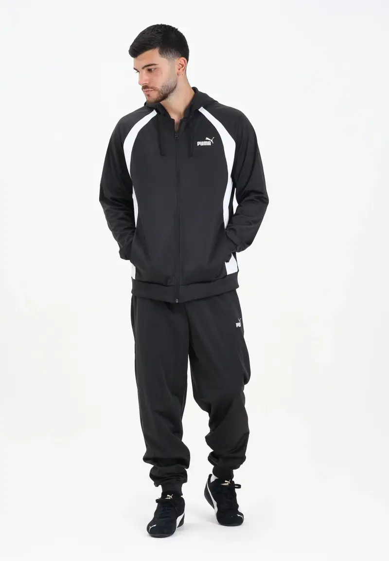 Tuta nera da uomo miniatura 2