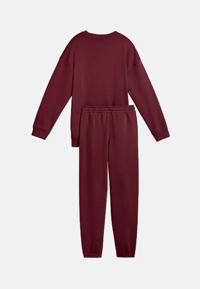 Tuta Oversized bordeaux per bambino e bambina miniatura 2