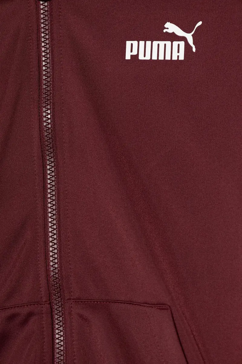 tuta per bambini Hooded Full-Zip Poly Suit B colore granata 690283 miniatura 4