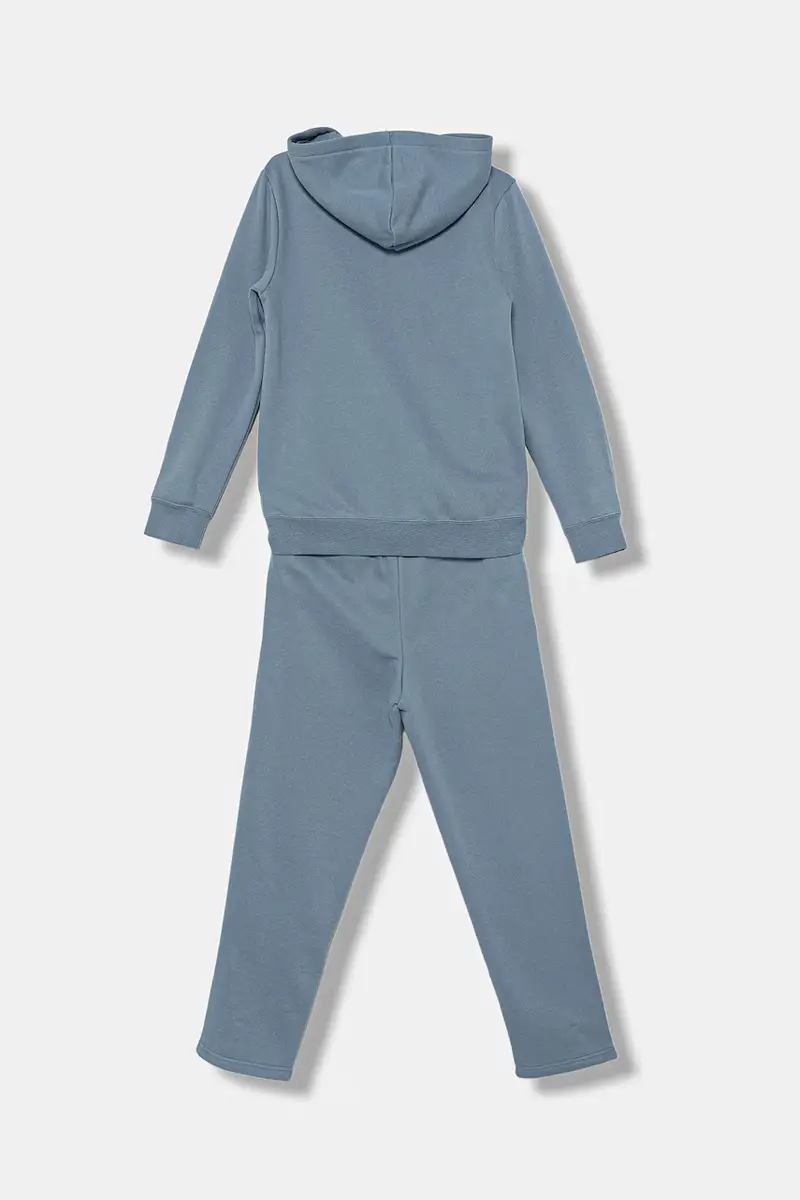 tuta per bambini Metallic Hooded Sweat Suit FL G colore blu 689729 miniatura 2