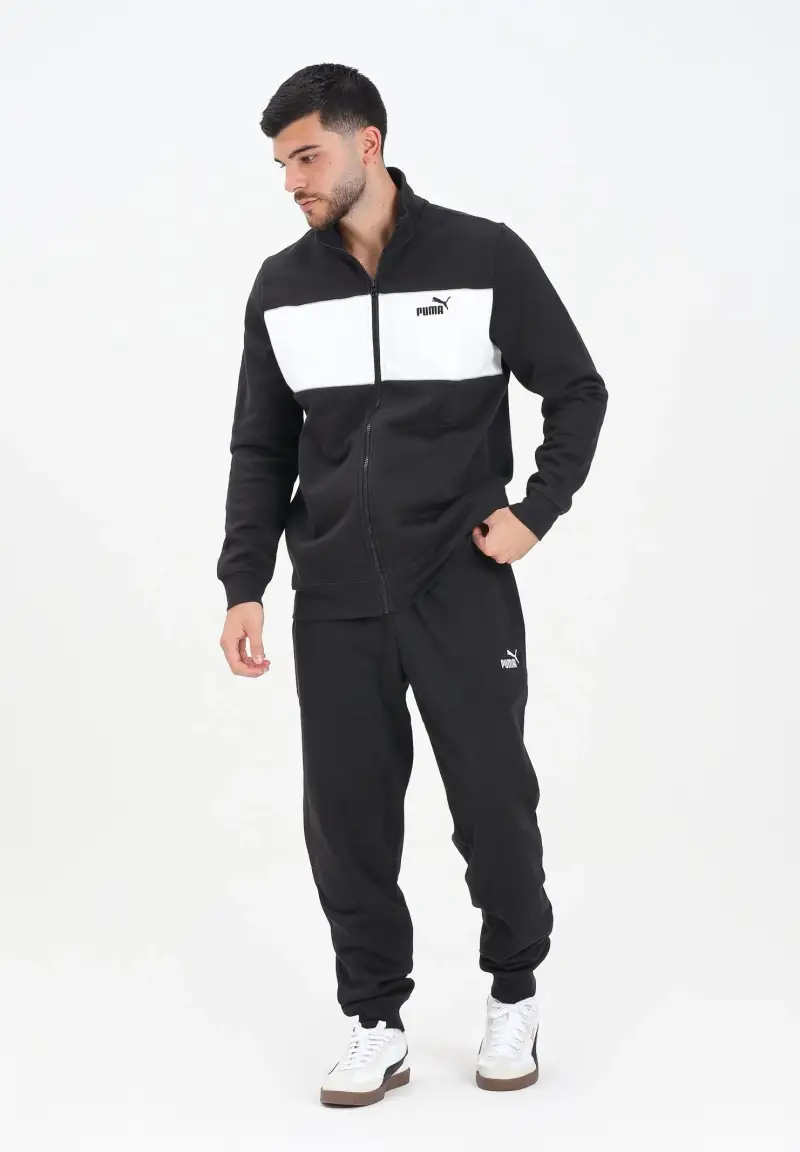 Tuta Poly nera e bianca da uomo miniatura 2