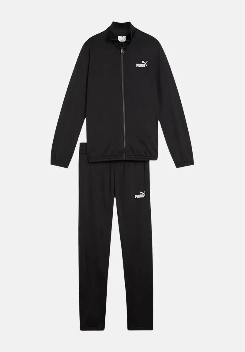 PUMA Tuta Poly nera per bambino e bambina