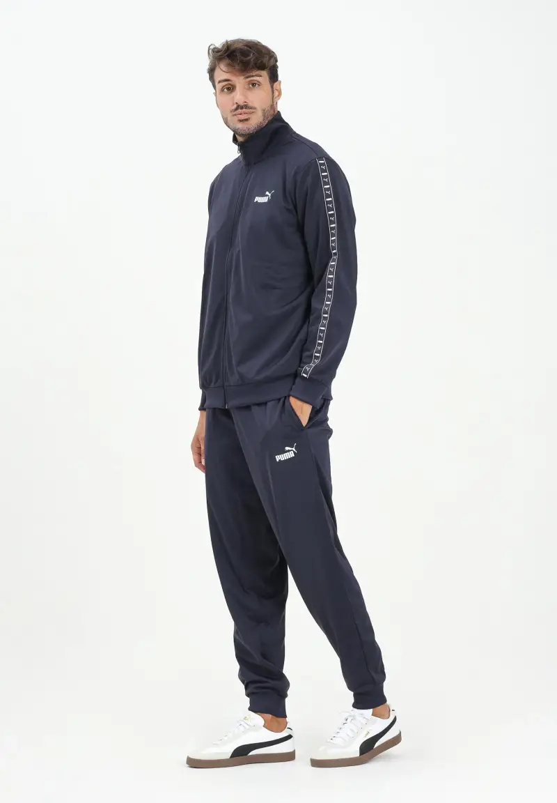 Tuta Poly Tape blu da uomo miniatura 2