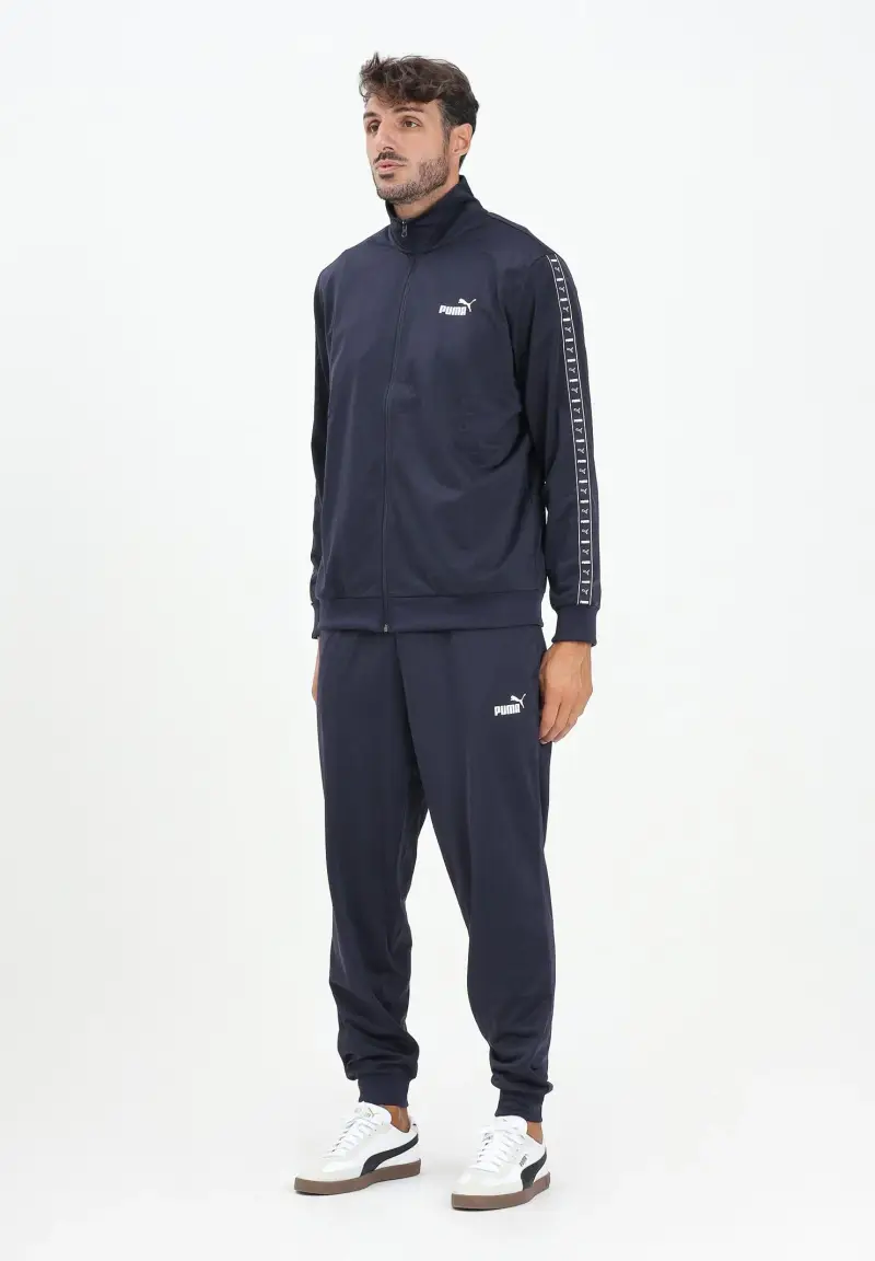 Tuta Poly Tape blu da uomo