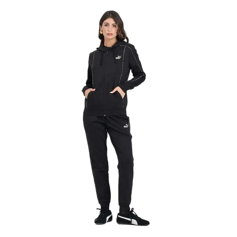 Tuta Sportiva Animal Nero Donna L
