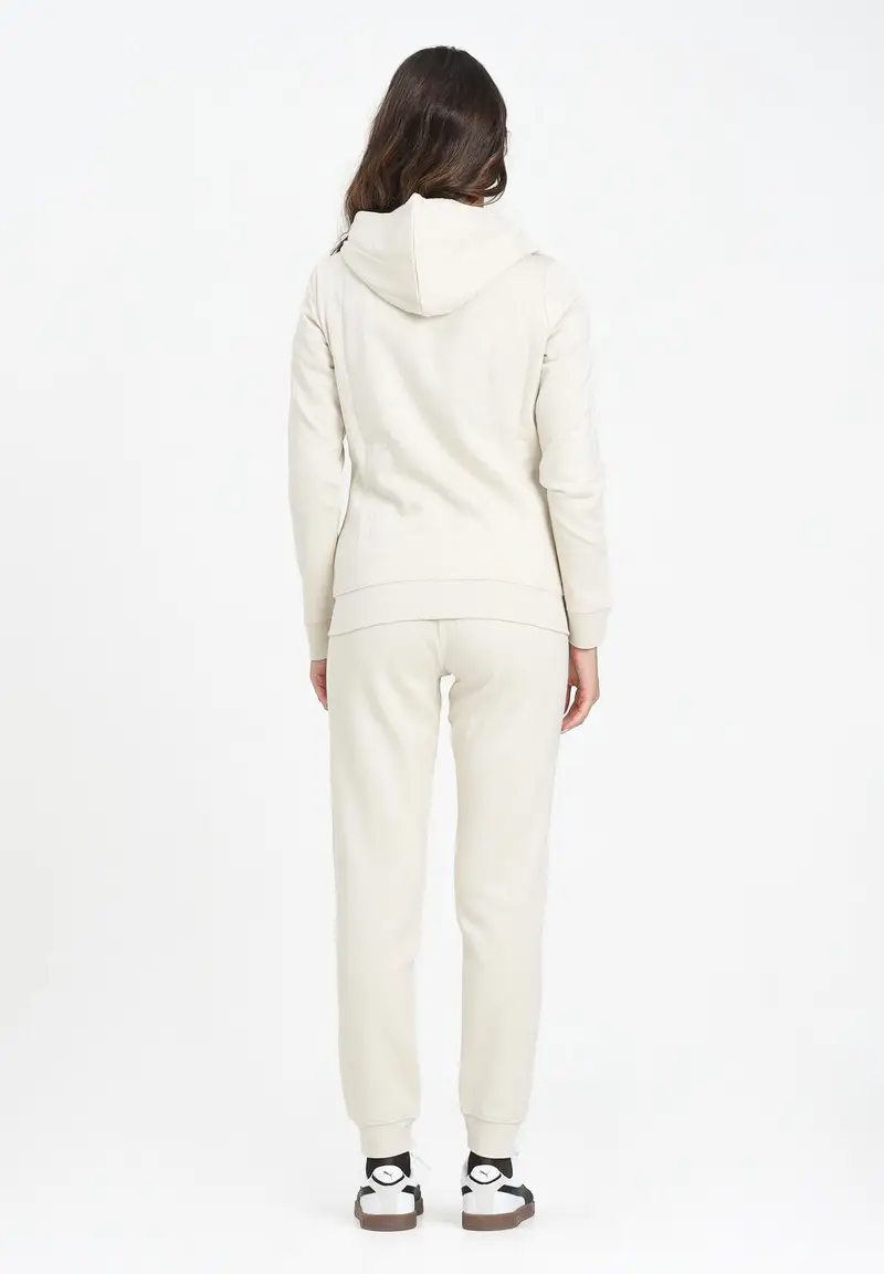 PUMA Tuta sportiva Ess+ Animal FZ panna da donna miniatura 2