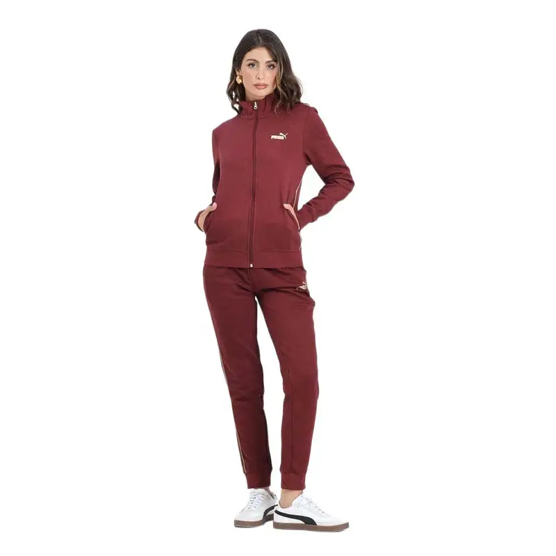 Tuta Sportiva Full Zip Bordeaux Donna L
