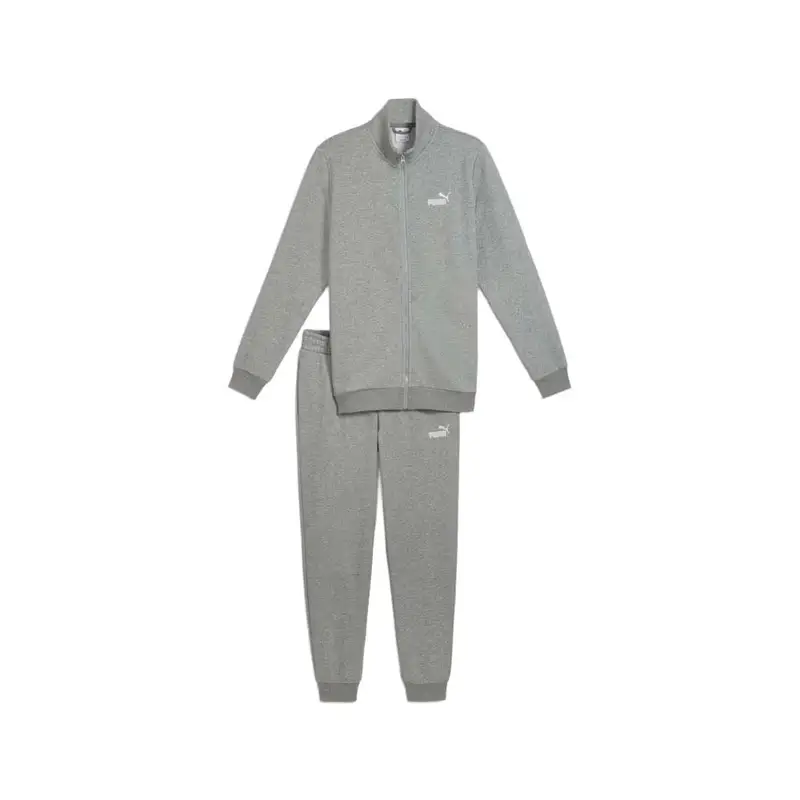 Tuta Sportiva Full Zip Grigio Uomo XL