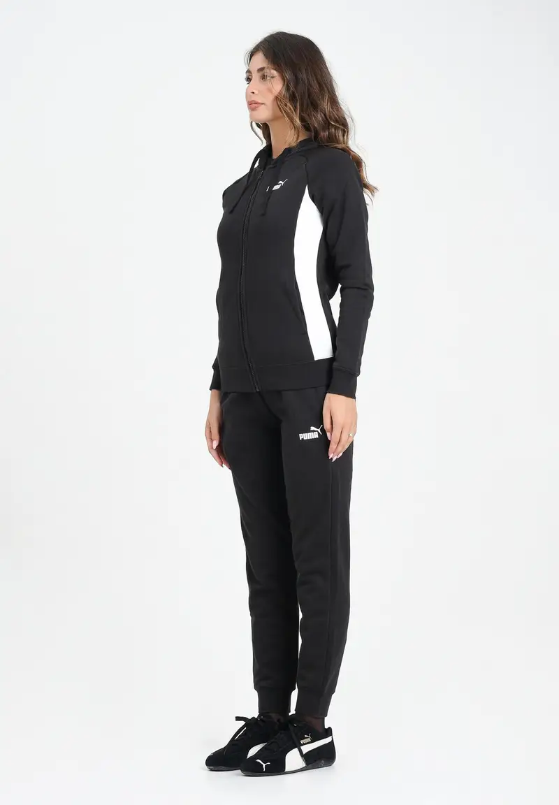 PUMA Tuta sportiva nera da donna