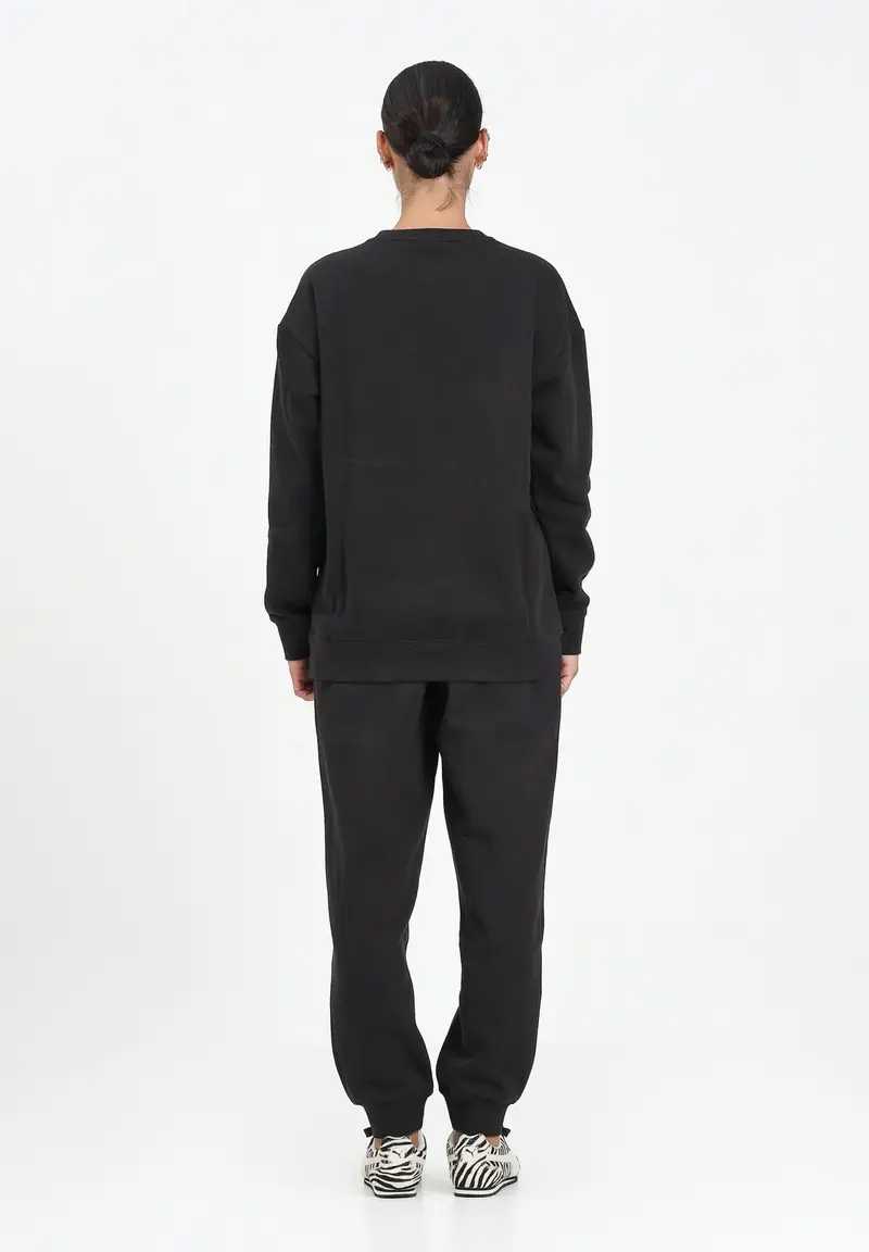 PUMA Tuta sportiva nera da donna con logo miniatura 2