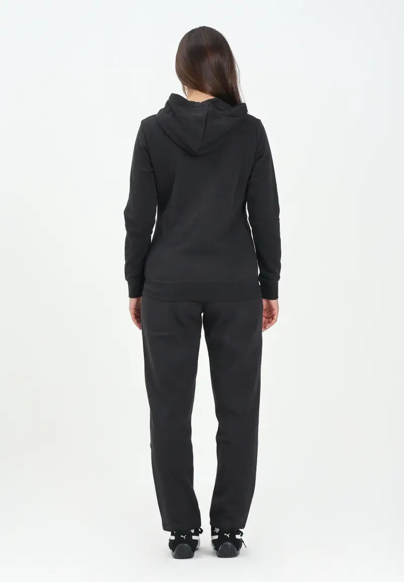 Tuta sportiva nera da donna miniatura 3