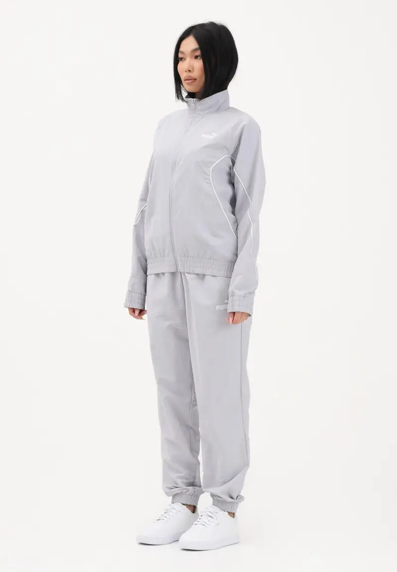 Tuta Woven grigia da donna