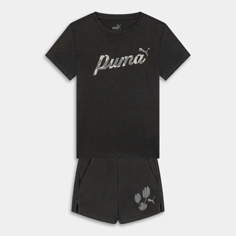 Tute Sportive Puma da Bambina, nero