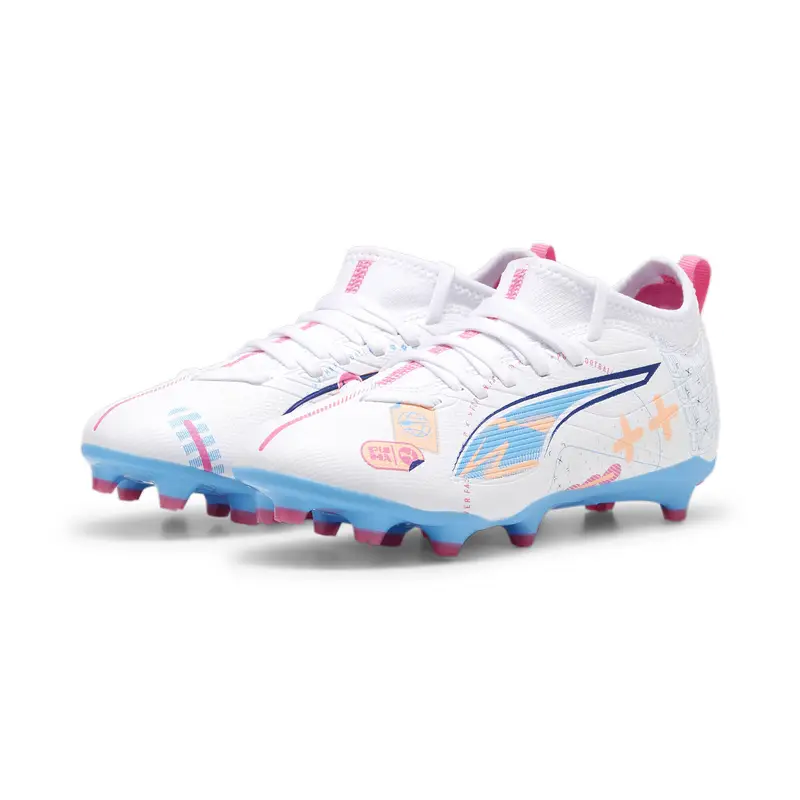ULTRA 5 MATCH VOLUME UP FG/AG Scarpe da calcio Giovani PUMA | Puma Bianco