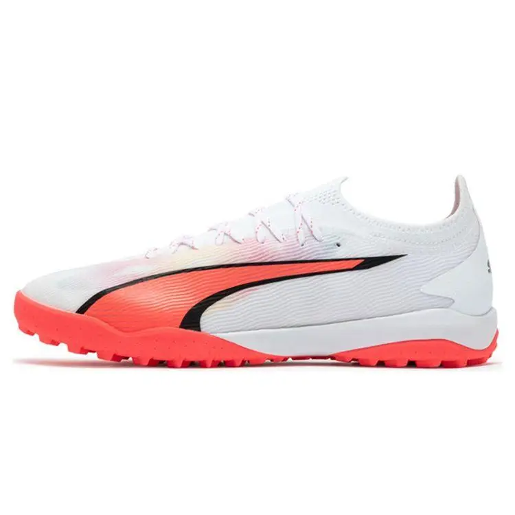 Ultra Ultimate Cage TT (Tacchetti in gomma) Scarpe da Calcio Resistenti Uomo Scarpe da Calcio Bianco Rosso 107502-01 43