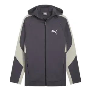 Uomo EVOSTRIPE Full-Zip Hoodie DK - 681700 Grigio