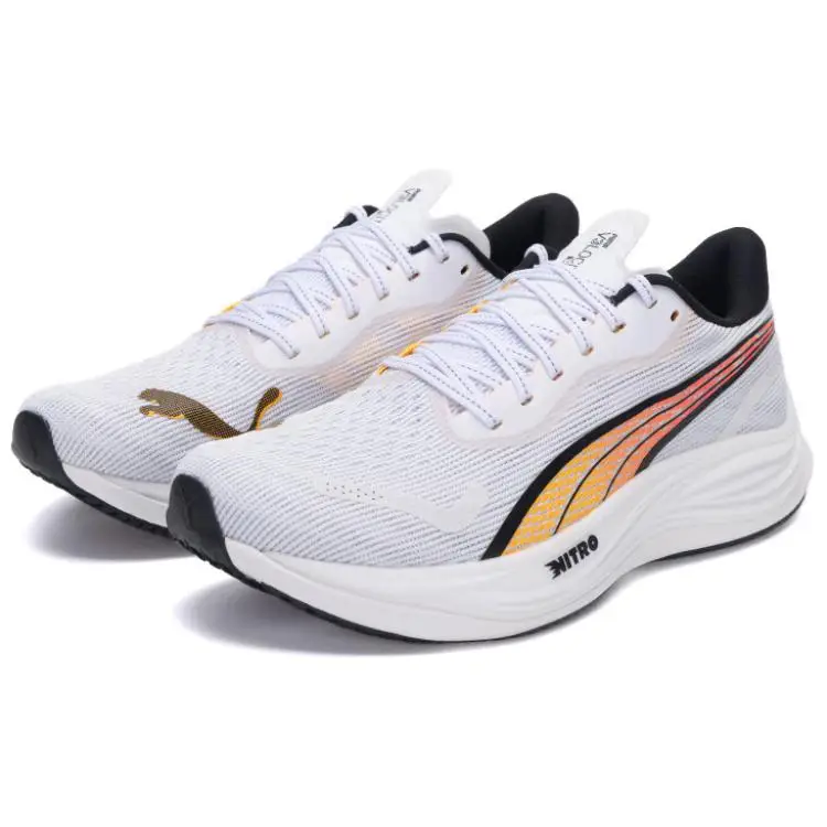 Velocity Nitro 3 Bianco Sun Stream Sneakers da Uomo 377748-09 44 5 miniatura 3