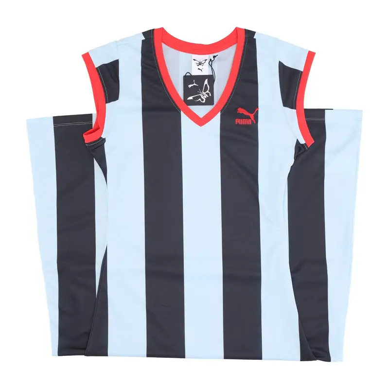 Vestito Donna Stripes Long Dress X Dua Lipa Blue Glow