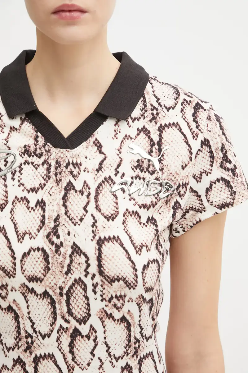 vestito in cotone PUMA x A$AP ROCKY colore beige 633416 miniatura 4