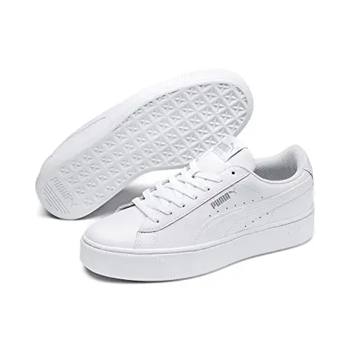 Puma Vikky Stacked L, Sneakers Donna, Puma White Puma White, Puma White Puma White miniatura 3
