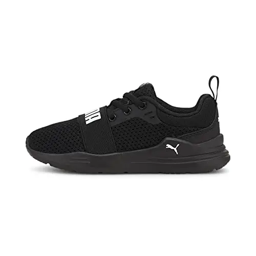 PUMA Wired Run PS, Sneaker, Black White, 30 EU