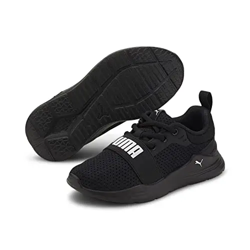 PUMA Wired Run PS, Sneaker, Black White, 30 EU miniatura 2