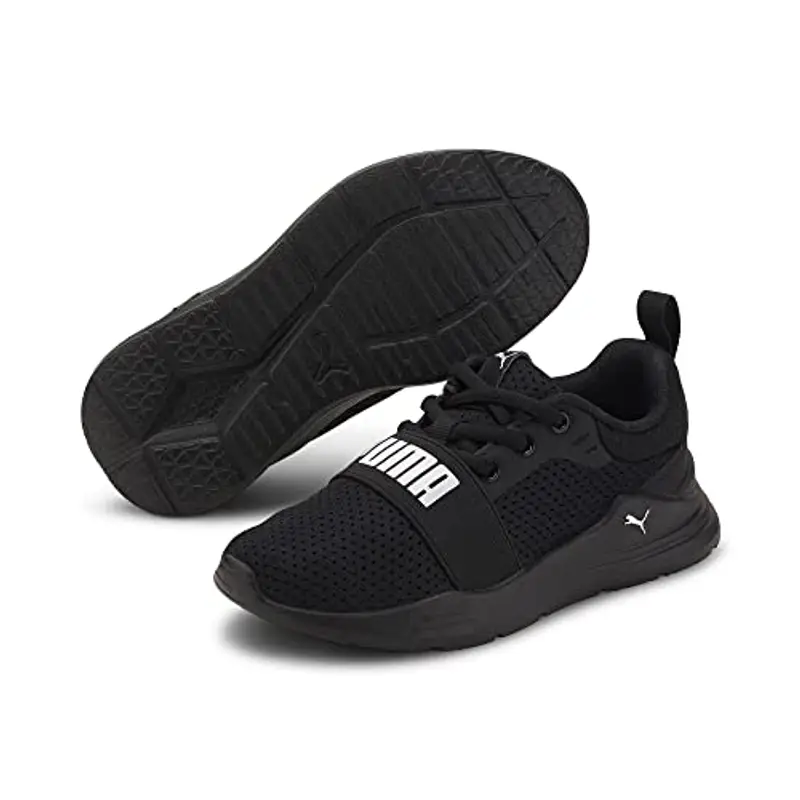 PUMA Wired Run PS, Sneaker, Black White, 34 EU miniatura 2